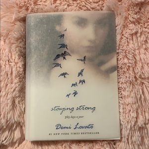 ‼️FINAL PRICE‼️Demi Lovato’s Book- Staying Strong 365 Days A Year